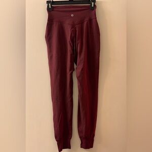 Burgundy Lululemon Align Jogger